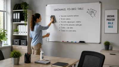 Kako pravilno čistiti i održavati piši-briši tablu da duže traje