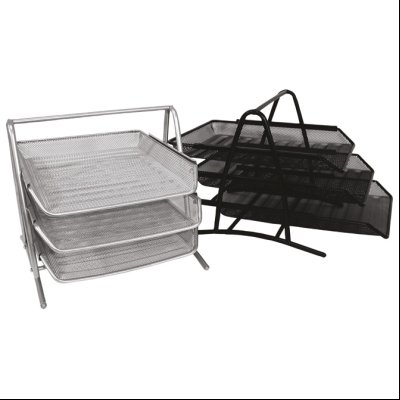 Stalak za spise vodoravni žica 3 police LD01-54 Fornax 115 crni