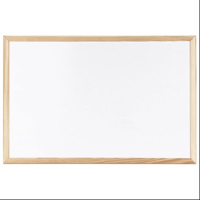 Tabla magnetna drveni okvir 60x40cm bela