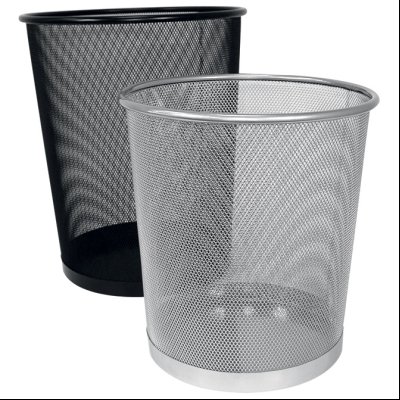 Korpa za papir 18L metalna žica fi-23;29,5x34cm Fornax 502 crna