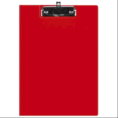 Podloga klip s preklopom i štipaljkom A4 kartonska pp Fornax 3301 crvena