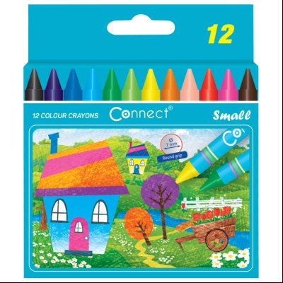 Boje voštane 12boja kartonska kutija Connect 3470 blister