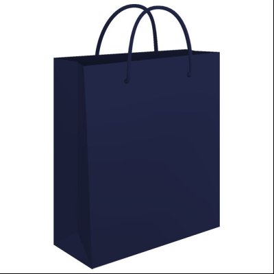 Kese ukrasne srednje 24x39x9cm sjajne plastificirane Fornax plave