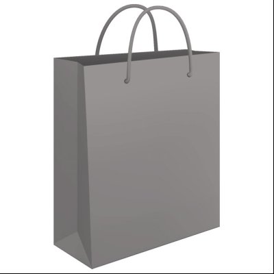 Kese ukrasne srednje 24x39x9cm sjajne plastificirane Fornax srebrne