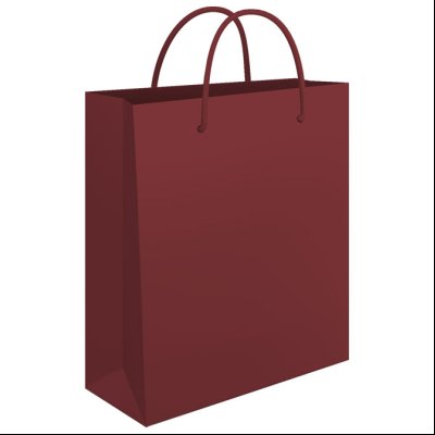 Kese ukrasne velike 34x39x10cm sjajne plastificirane Fornax bordo