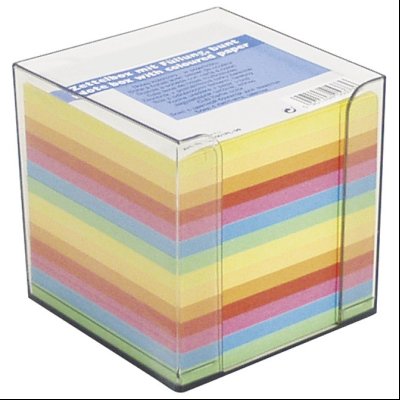 Blok kocka pvc 9,2x9,2cm+papir boja neon Donau 7492001PL-99