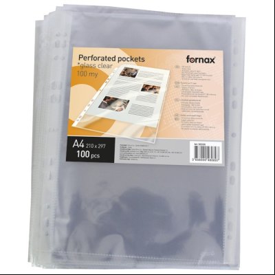 Fascikla uložna A4 100my pp sjajna pk100 Fornax 8796