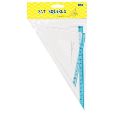 Trougao pvc 14cm (45°+60°) pk2 mali Educa 9817 blister