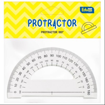 Uglomer 180° pvc 9,2cm Educa 9823 blister