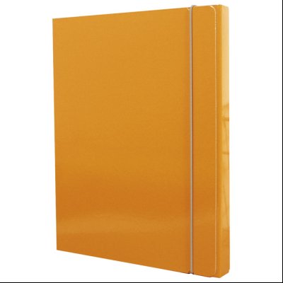 Mapa s gumicom rikna-30mm A4 karton Fornax narandžasta