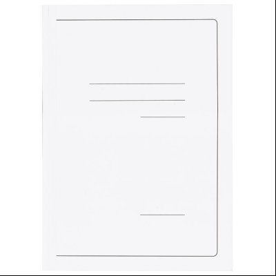 Fascikla klapna karton A4 215g Vip Fornax 10469 bela