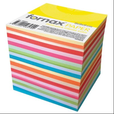 Papir za kocku 9x9x9cm lajmovan Fornax 406001 boja