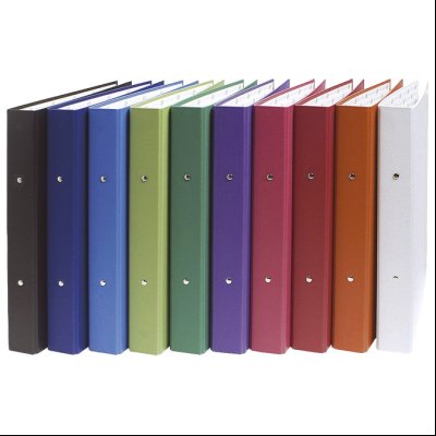 Mapa uložna 2 prstena-fi30/rikna-40mm A4 Exacompta 54330E sortirano  10boja