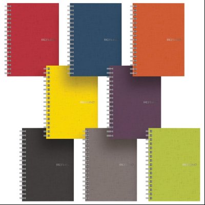 Sveska spirala A4 linije 70L 85g EcoQua Fabriano 11297316 crna