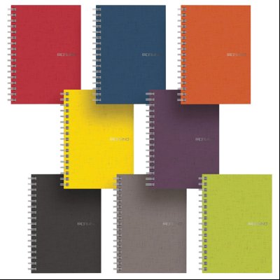 Sveska spirala A4 linije 70L 85g EcoQua Fabriano 11297317 siva