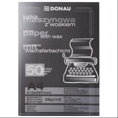 Indigo mašinski A4 pk50 Donau 1922950PL-01 crni