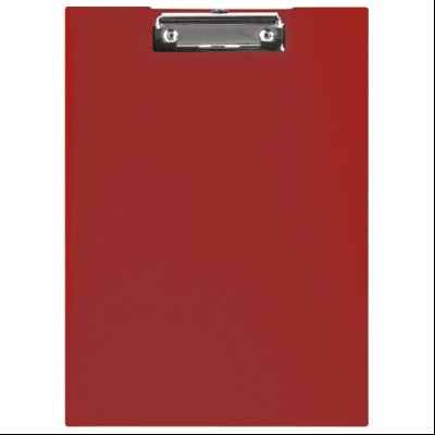 Podloga klip s preklopom i štipaljkom A4 kartonska pp Donau 2705001PL-04 crvena