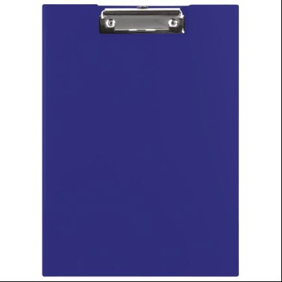 Podloga klip s preklopom i štipaljkom A4 kartonska pp Donau 2705001PL-18 tamno plava