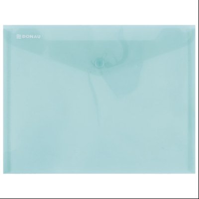 Fascikla koverta s dugmetom C5 pp Donau 8547001PL-06 providno zelena