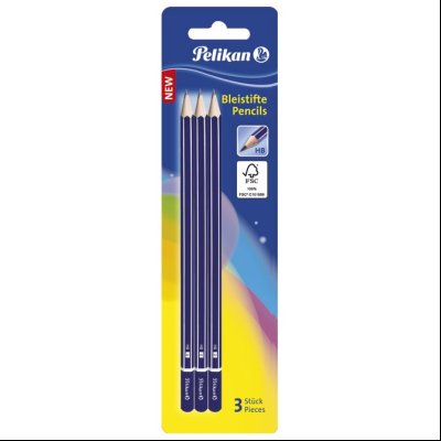 Olovka grafitna HB pk3 Pelikan 978841 blister