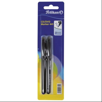 Marker za CD permanentni 0,7mm 441 pk2 Pelikan 947317 crni/plavi blister