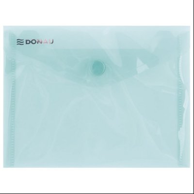 Fascikla koverta s dugmetom A6 pp Donau 8549001PL-06 providno zelena