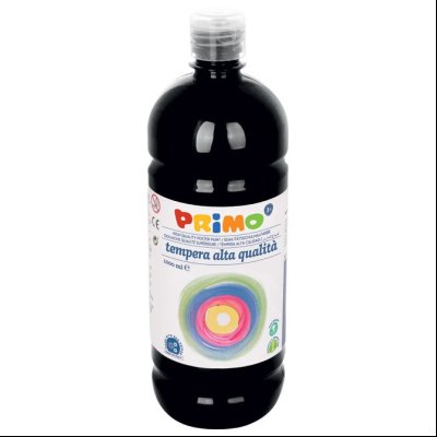 Boja tempera 1litar Primo CMP 204BR1000800 crna (black)