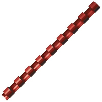 Spirala plastična ovalna fi-51mm (411-450 listova) pk50 Fellowes 53504 crvena