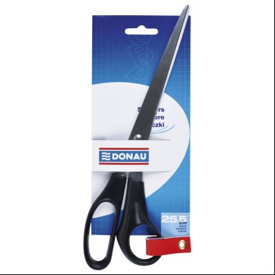 Makaze kancelarijske 25,5cm  Donau 7921001PL-01 crne blister