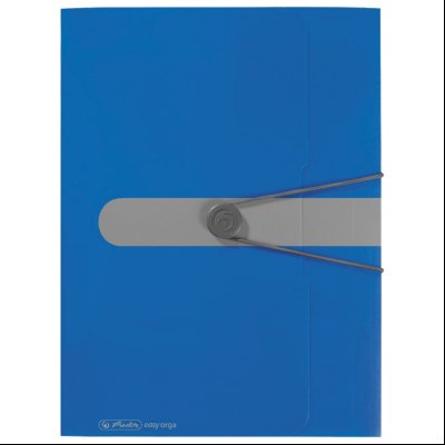 Fascikla klapna s gumicom pp A4 Herlitz 11205994 plava
