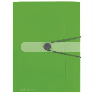 Fascikla klapna s gumicom pp A4 Herlitz 11206000 zelena