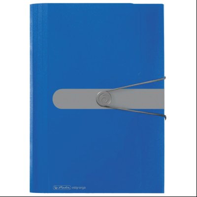 Mapa za kućni budžet 12 pregrada s gumicom A4 pp Herlitz 11208402 plava