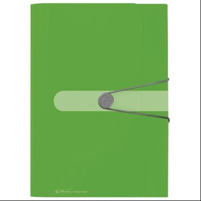 Mapa za kućni budžet 12 pregrada s gumicom A4 pp Herlitz 11209517 zelena