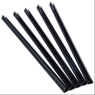 Lajsna klizna 16mm/297mm pvc (110 listova) pk25 Fellowes D116N crna