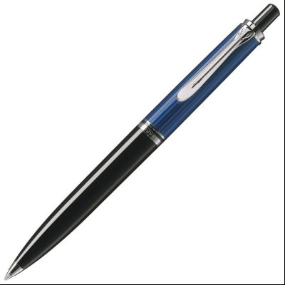 Olovka hemijska Souveran K405+kožna bela futrola+poklon kutija G30 Pelikan 932723 plavo-crna