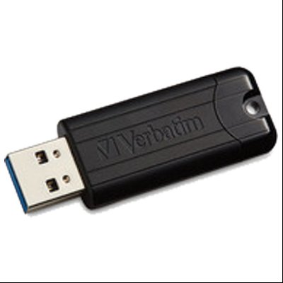 Memorija USB 3.2  64Gb PinStripe Verbatim 49318 crna blister