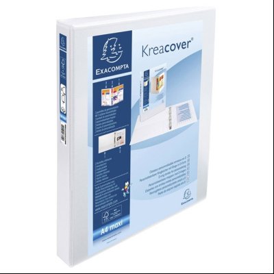 Mapa uložna 4D prstena-fi30/rikna-47mm (275 listova) A4 pp 3 folije Exacompta 51842E bela