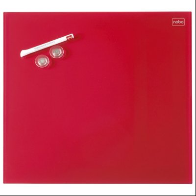 Tabla magnetna staklena 45x45cm Diamond Nobo 1903955 crvena!!