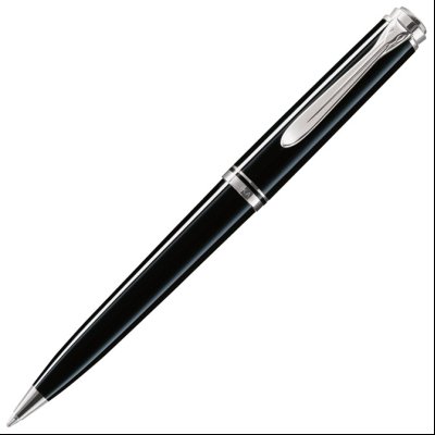 Olovka hemijska Souveran K805+kožna bela futrola+poklon kutija G30 Pelikan 926360 crna