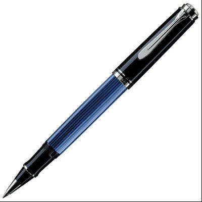 Roler Souveran R805+kožna bela futrola+poklon kutija G30 Pelikan 933655 plavo-crni