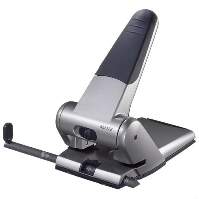 Bušač 2 rupe do 65 listova Leitz 51800184 sivi