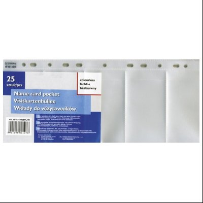 Fascikla uložna za vizit karte 310x127mm pk25 Donau 1718925-00