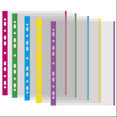 Fascikla uložna A4 rub crveni 40my pp pk100 Donau 1774100PL-04