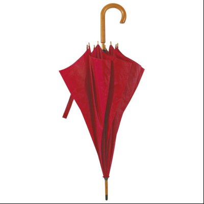 Kišobran automatik sa drvenom ručkom classic 63cm 8 panela 18823 crveni