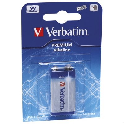 Baterija alkalna 9V Verbatim 49924 blister