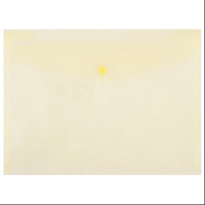 Fascikla koverta s dugmetom A4 pp Donau 8544001PL-11 providno žuta