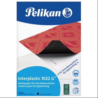 Indigo mašinski 21x31cm pk100 1022G FSC Pelikan 404400 crni