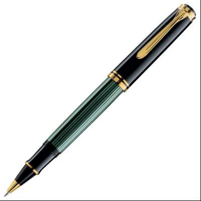 Roler Souveran R800+kožna bela futrola+poklon kutija G30 Pelikan 997650 zeleno-crni