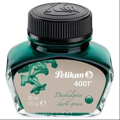 Tinta za nalivpero bočica 30ml 4001 Pelikan 300056 tamno zelena (darkgreen)