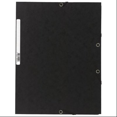 Fascikla klapna s gumicom chartreuse A4 FSC Exacompta 55501E crna